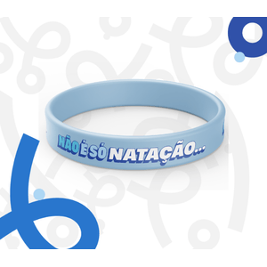 Pulseira de silicone (adolescente/adulto)